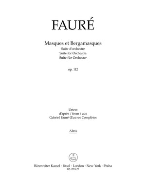 Fauré: Masques et Bergamasques, Op. 112