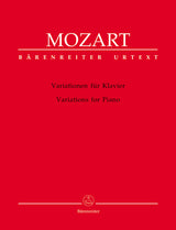 Mozart: Variations for Piano