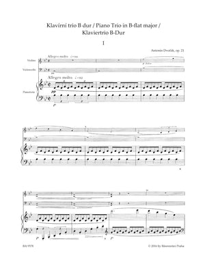 Dvořák: Piano Trio in B-flat Major, Op. 21