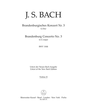 Bach: Brandenburg Concerto No. 3 in G Major, BWV 1048