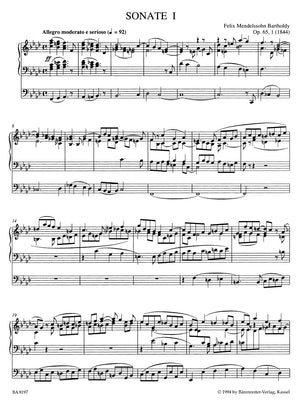 Mendelssohn: Complete Organ Works - Volume 2 (6 Sonatas, Op. 65)