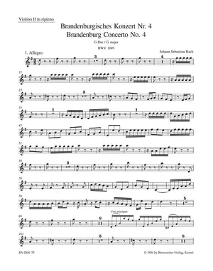 Bach: Brandenburg Concerto No. 4 in G Major, BWV 1049