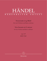 Handel: Trio Sonata in G Minor, HWV 390a, Op. 2, No. 5