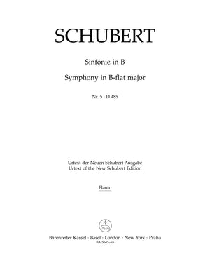 Schubert: Symphony No. 5 in B-flat Major, D 485