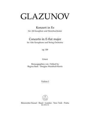 Glazunov: Alto Saxophone Concerto in E-flat Major, Op. 109