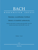 Bach: Motets of Doubtful Authenticity, BWV Anh. 159 & 160