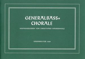 72 Figured Bass Chorales for Organ