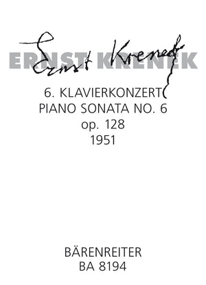 Krenek: Piano Sonata No. 6, Op. 128