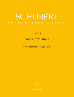 Schubert: Lieder - Volume 5