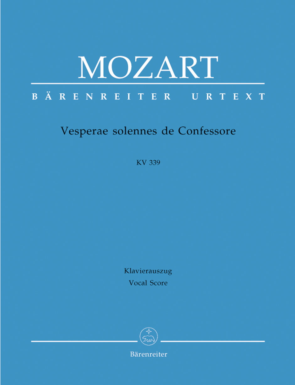 Mozart: Vesperae solennes de Confessore, K. 339