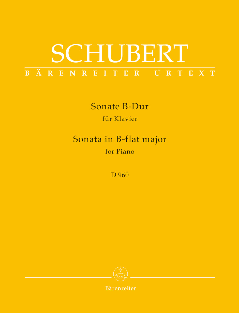 Schubert: Piano Sonata in B-flat Major, D 960