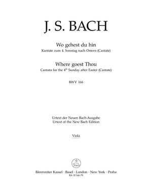 Bach: Wo gehest du hin?, BWV 166