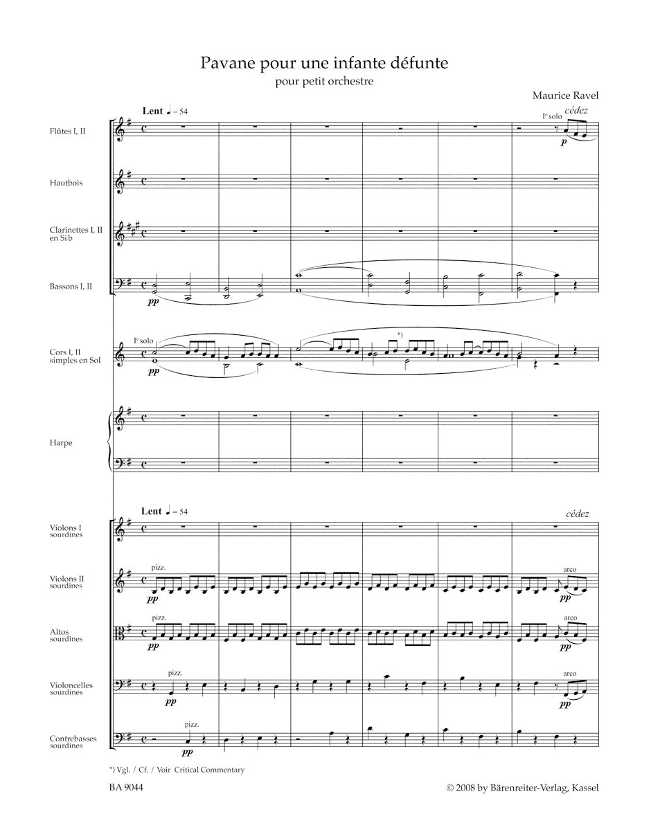 Ravel: Pavane for a Dead Princess (orchestral version)