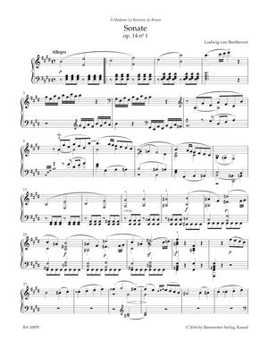 Beethoven: 2 Piano Sonatas, Op. 14, Nos. 1 & 2