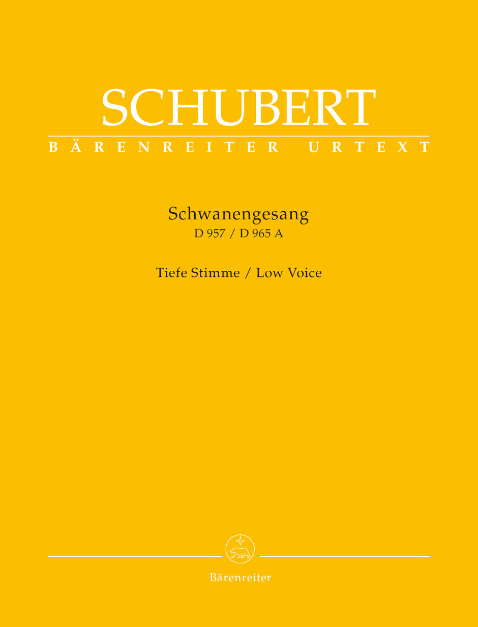 Schubert: Schwanengesang, D 957