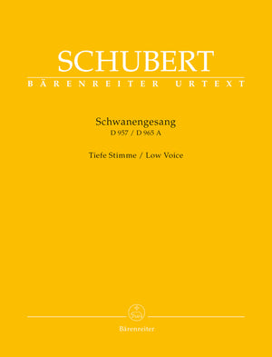 Schubert: Schwanengesang, D 957