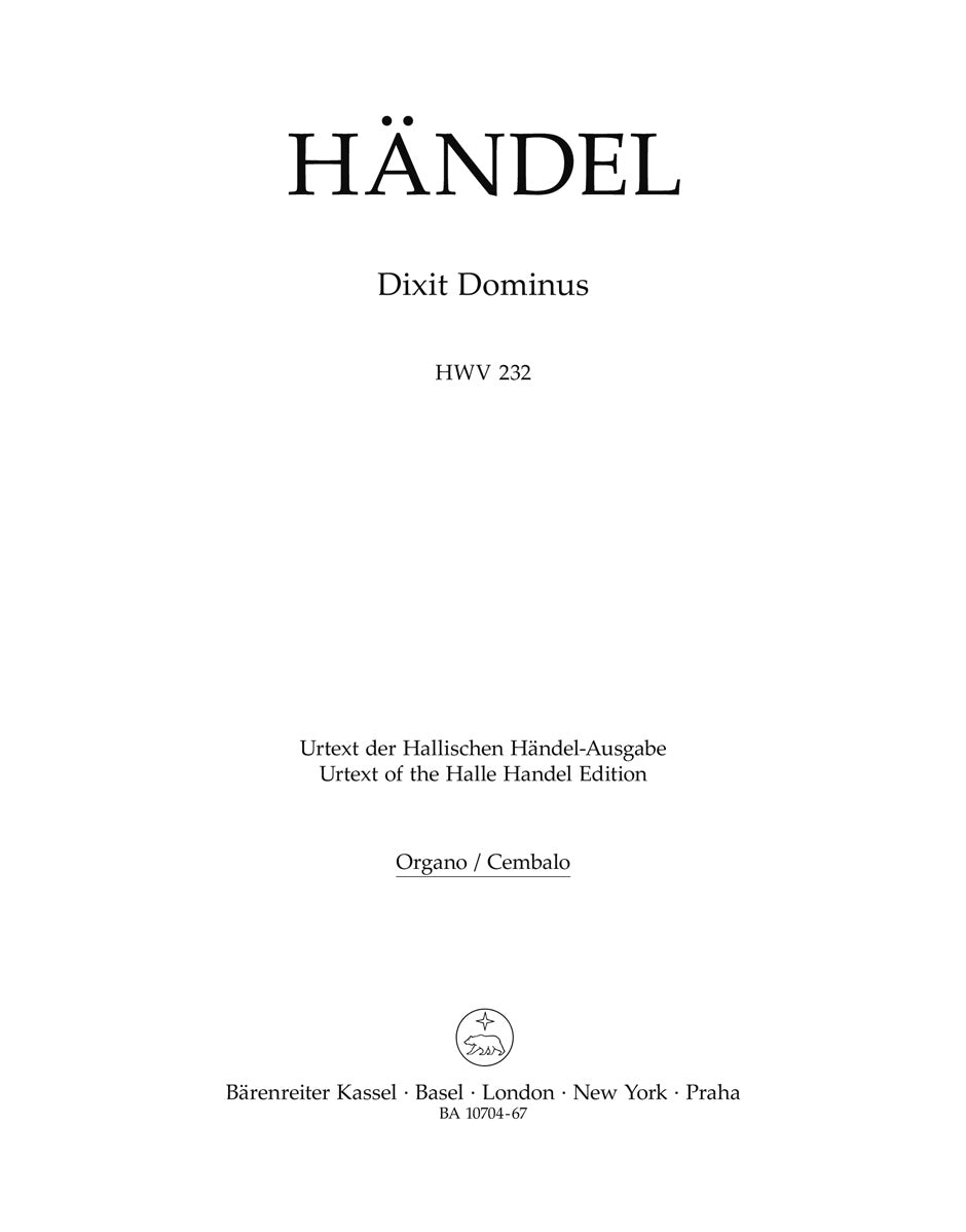 Handel: Dixit Dominus, HWV 232