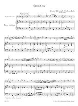 J. C. F. Bach: Cello Sonata in G Major
