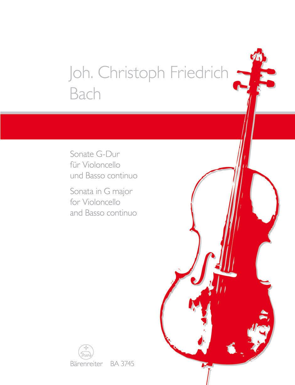 J. C. F. Bach: Cello Sonata in G Major
