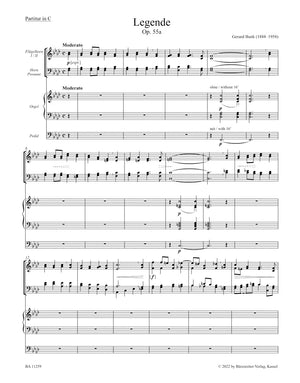 Bunk: Legende for Organ and Brass Quartet, Op. 55a