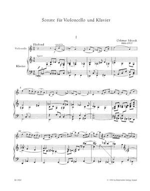 Schoeck: Cello Sonata