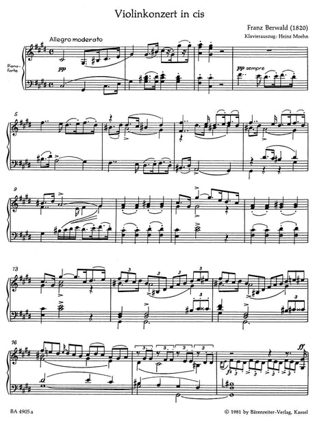 Berwald: Violin Concerto in C-sharp Minor