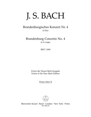 Bach: Brandenburg Concerto No. 4 in G Major, BWV 1049