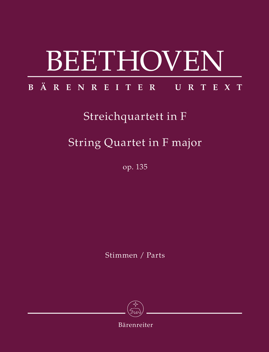 Beethoven: String Quartet in F Major, Op. 135