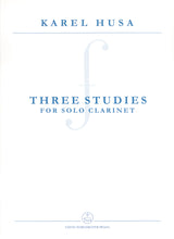 Husa: Three Studies for Solo Clarinet