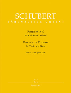 Schubert: Fantasy in C Major, Op. posth. 159, D 934