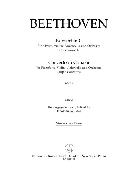 Beethoven: Triple Concerto in C Major, Op. 56