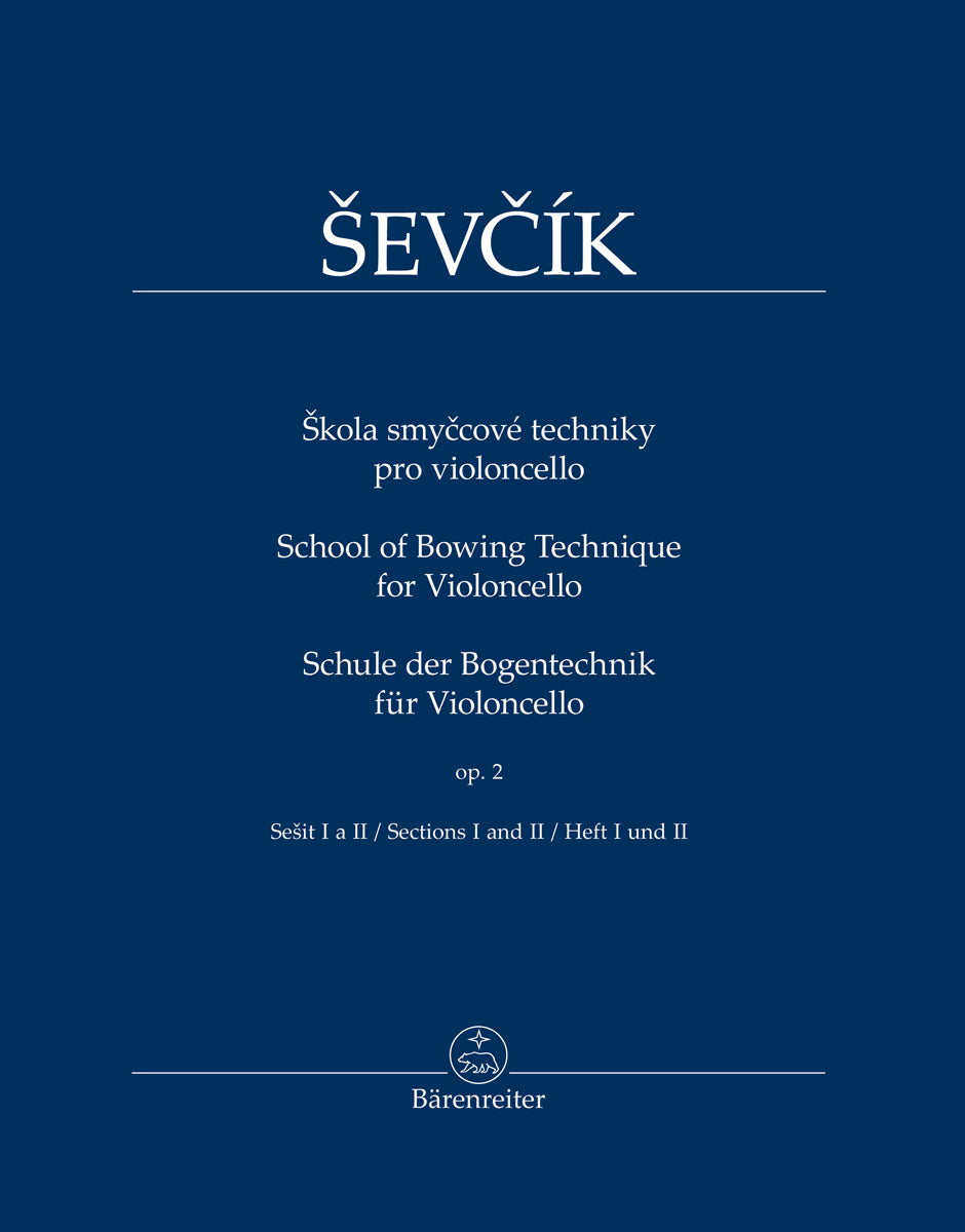 Ševčík: School of Bowing Technique, Op. 2 - Sections 1 and 2 (arr. for cello)