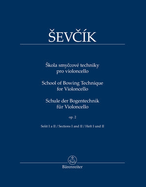 Ševčík: School of Bowing Technique, Op. 2 - Sections 1 and 2 (arr. for cello)