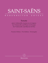 Saint-Saëns: Cello Sonata in D Major (Incomplete)