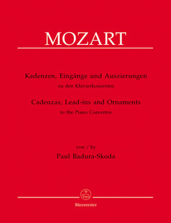 Badura-Skoda: Cadenzas, Lead-ins and Embellishments for Mozart