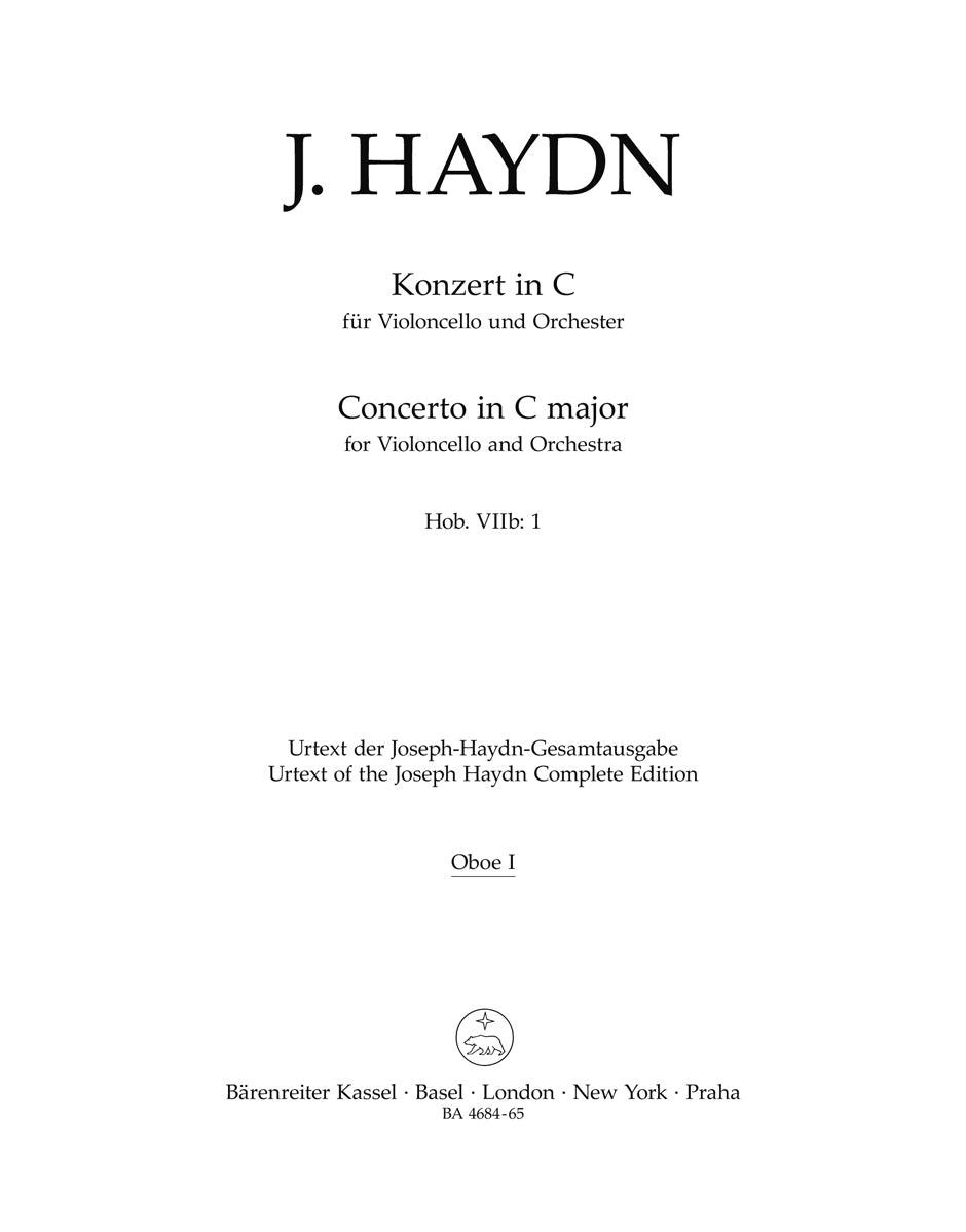 Haydn: Cello Concerto in C Major, Hob. VIIb:1
