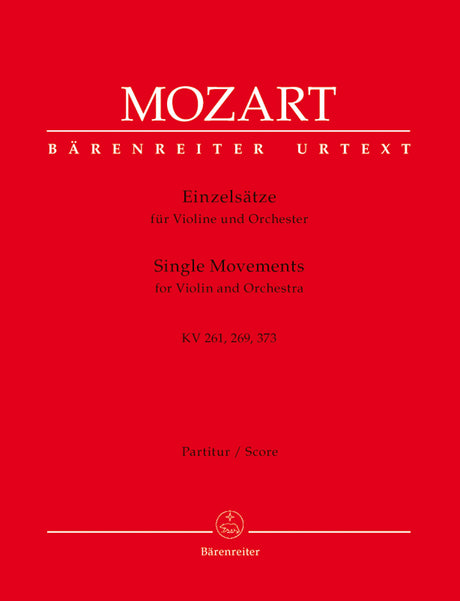 Mozart: Pieces for Violin and Orchestra, K. 261, 269 & 373