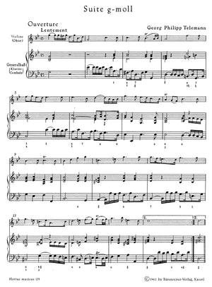 Telemann: Suite in G Minor, TWV 41:g4