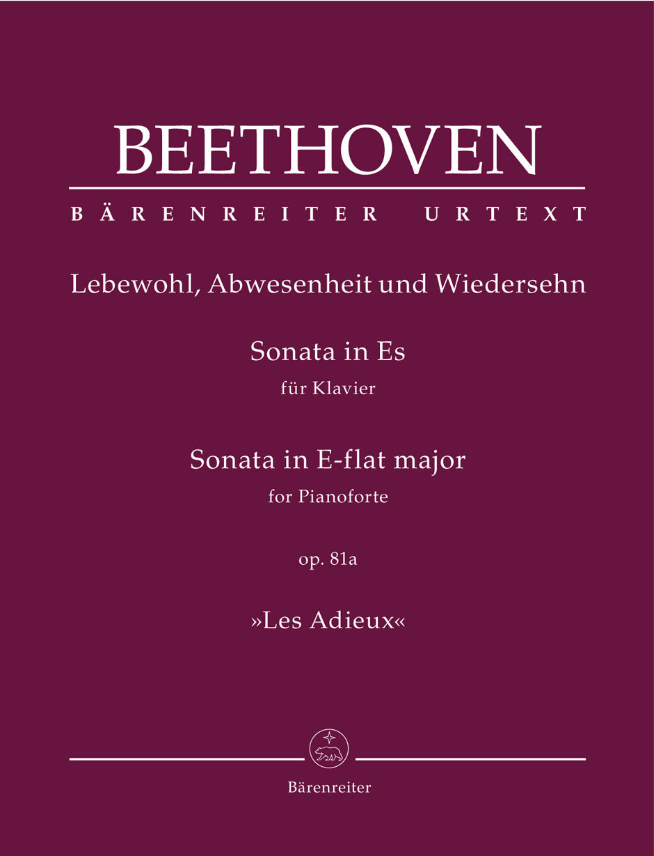 Beethoven: Piano Sonata No. 26 in E-flat Major, Op. 81a