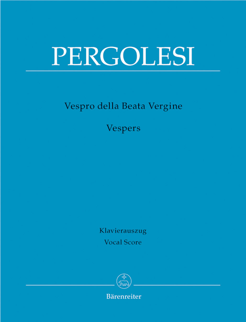 Pergolesi: Vespro della Beata Vergine / Vespers