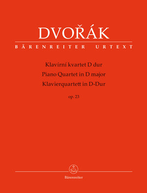 Dvořák: Piano Quartet in D Major, Op. 23