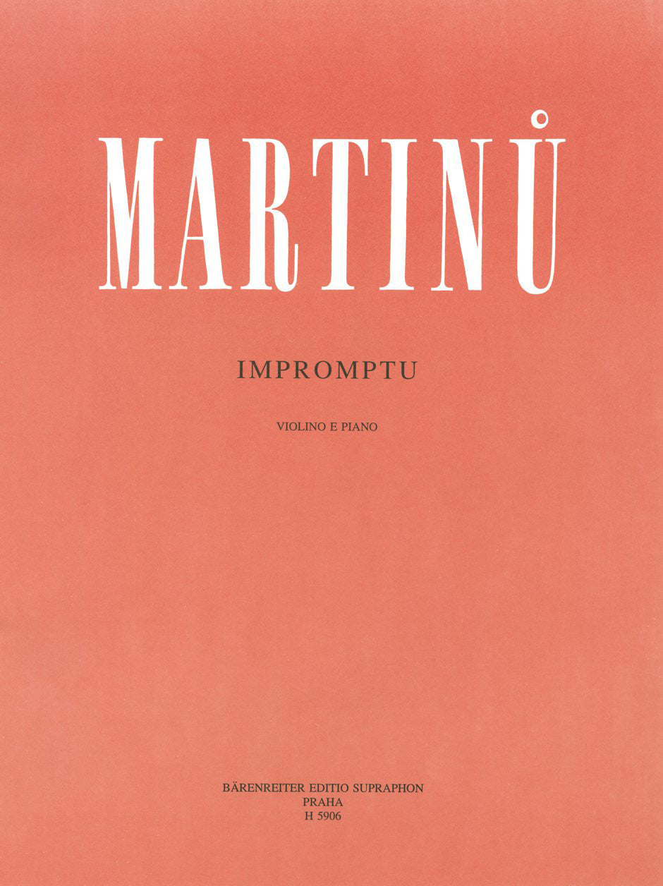 Martinů: Impromptu, H. 166
