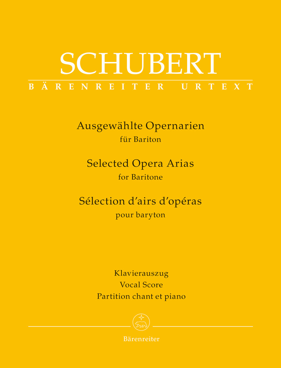 Schubert: Selected Arias for Baritone