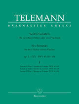 Telemann: Sonatas for Two Flutes or Two Violins, Op. 2, TWV 40:101, 102, 104