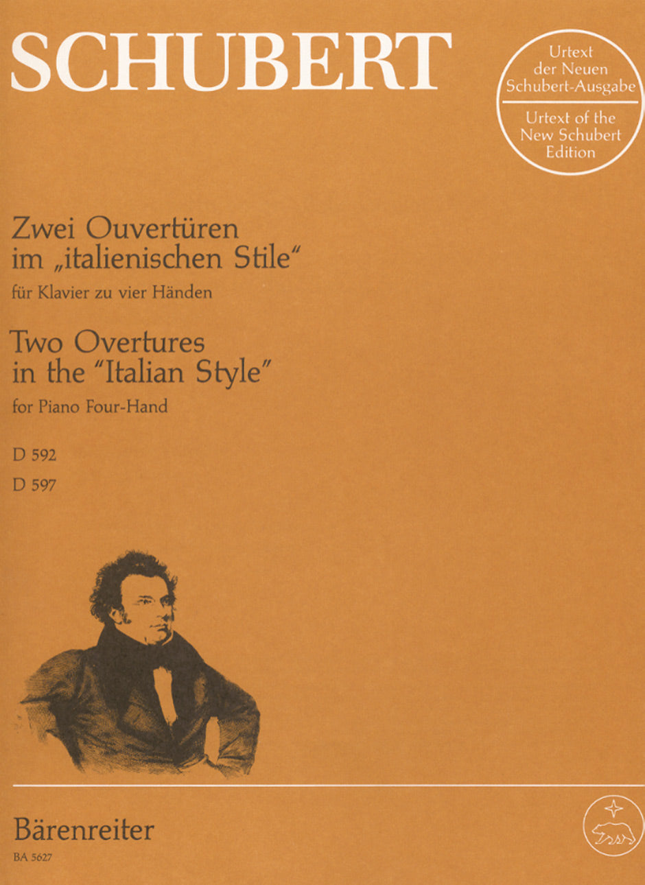 Schubert: Two Overtures in "Italian Style", D 592 and 597