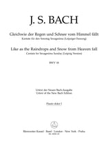 Bach: Gleichwie der Regen and Schnee vom Himmel fällt, BWV 18