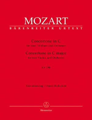 Mozart: Concertone for 2 Violins in C Major, K. 190 (186e)