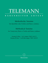 Telemann: Methodical Sonatas - Volume 5 (TWV 41:E5 and 41:B5)