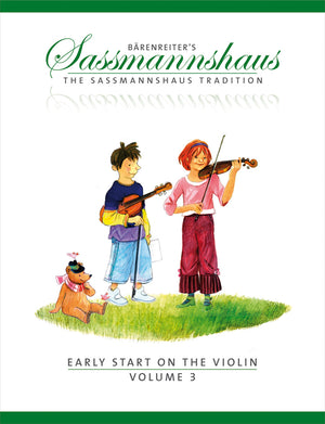 Sassmannshaus: Early Start on the Violin - Volume 3