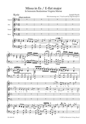Haydn: Missa in honorem BVM in E-flat Major, Hob. XXII:4